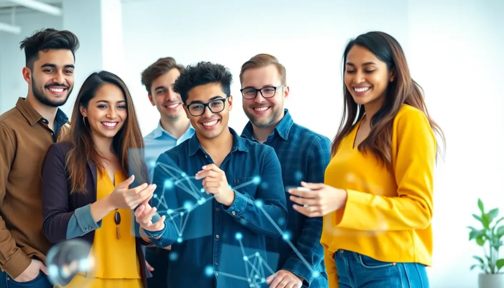 Ilustração digital representando o uso de Big Data e análise de dados para conquistar autoridade de SEO em nichos de mercado saturados.